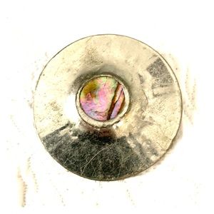 Abstract circle broach/ pin costume jewelry